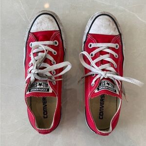 Converse Classic Red Low Top Sneakers